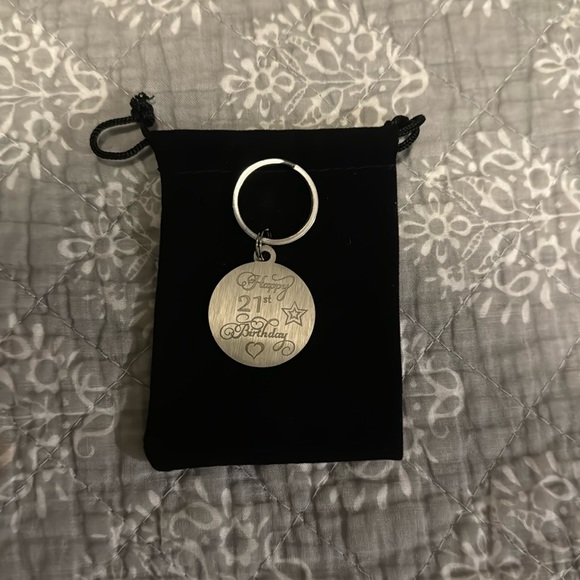 Happy 21st Birthday Keychain - Picture 1 of 2